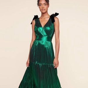Sugarlips Green and Black Maxi Dress